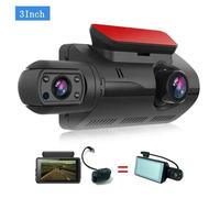Caméra De Tableau De Bord À Double Objectif Pour Voitures,Boîte Noire Hd 1080p,Enregistreur Vidéo De Voiture Avec Vision Nocturne Wifi,Capteur G,Enregistrement En Boucle,Caméra De Voiture Black 64g