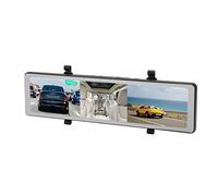 Caméra de Tableau de Bord, Caméra de Rétroviseur 10 Pouces DVR de Voiture, écran Tactile, Multilingue, Moniteur de Stationnement, WiFi sans Fil, ,Auto, pour (T70)