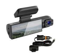 Caméra De Tableau De Bord De Voiture - Caméra De Tableau De Bord Panoramique, Enregistreur Vidéo Haute Définition, Système De Sécurité De Vision | Garde De Stationnement Avancée pour Une Util