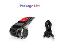 Caméra de tableau de bord de voiture USB HD 1080P,grand angle,résistant à 170,caméra avant ADAS,caméra Prada,Android DVR,enregistreur automatique,version nocturne - Type Black-32G Card