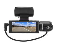 Caméra de Tableau de Bord Double Avant et Arrière, Enregistreur de Conduite de Voiture 3,16 Pouces, Moniteur de Recul Professionnel