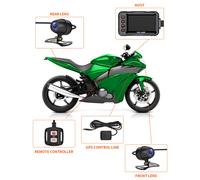CaméRa De Tableau De Bord Pour Moto, éTanche, Enregistrement VidéO Clair, Moniteur De Stationnement De 3 Pouces, Enregistreur De Conduite Pour Utv Atv, Voiturettes De Golf