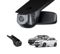 Caméra de tableau de bord sans fil pour BMW F Châssis 1-5 7 Series X1-7, 4K avec style OEM, HDR, WiFi et application, mode stationnement, Plug and Play, carte 64 Go