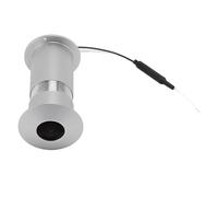 Caméra de Trou D'oeil de Porte, Objectif Grand Angle WiFi Détection de Mouvement Nocturne HD Caméra de Visionneuse de Porte Bidirectionnelle pour le Contrôle de (SILVER)