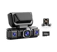 Caméra de véhicule 4 canaux avec fonction boucle et objectif large de 170 degrés pour capturer facilement l'enregistreur de navette en ville