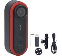 Caméra de vélo avec lumière arrière 1080p HD 150 -degrés -vue arrière de l'irrigateur de connexion téléphonique