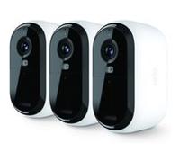 Caméra de vidéosurveillance extérieure Arlo Essential2 2k blanc vendue par 3 pièces