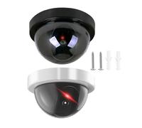 Caméra de vidéosurveillance simulée pour 24h/24, 7j/7 antivol dans un espace résidentiel commercial, maison, entreprise, montage mural, plafond, faux modèle de caméra de sécurité ABS