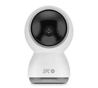 SPC Lares 360 Caméra de Surveillance Interne Intelligente avec tête 360 °, Suivi des Personnes, détection de Mouvement, Vision Nocturne, Audio bidirectionnelle et Petite Taille