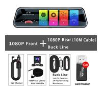 Caméra De Vision Nocturne Cachée Automatique Pour Voiture,Enregistreur Vidéo Dvr,Caméra De Tableau De Bord Grand Angle,Lecteur Prada Cam,1080p,Hd - Type Two Lens1080p-10m-Bl-32g