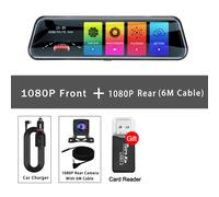 Caméra De Vision Nocturne Cachée Automatique Pour Voiture,Enregistreur Vidéo Dvr,Caméra De Tableau De Bord Grand Angle,Lecteur Prada Cam,1080p,Hd - Type Two Lens 1080p-6m-128g