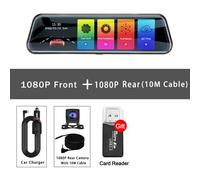 Caméra De Vision Nocturne Cachée Automatique Pour Voiture,Enregistreur Vidéo Dvr,Caméra De Tableau De Bord Grand Angle,Lecteur Prada Cam,1080p,Hd - Type Two Lens 1080p-10m-32g