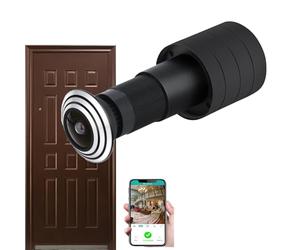 Caméra de Visionnage de Porte HD 1080P, Caméra Judas de Porte Grand Angle de 150 Degrés, Caméra Judas USB WiFi à Distance HD à Distance pour la sécurité de la Maison, du Bureau