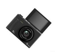 Caméra de vlogging avec sortie vidéo 5K, écran réglable à 180 degrés, zoom 18x, capteur CMOS, taille du capteur 1/2,3" (noir)