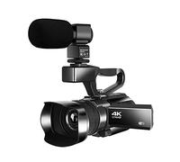 Caméra de vlogging, Caméscope de caméra vidéo 4K Wifi 4 8MP Caméras de vlogging for enregistrement Vlog Recordage 30x Zoom 3.0inch tactile Ivre Enregistreur de vision nocturne(32G SD Card,Zwart)