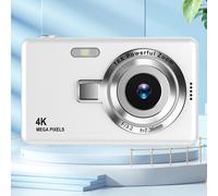 Caméra de vlogging Fmxomd4K, mini appareil photo numérique compact avec zoom 16x, 48 MP, écran LCD 2,4", pour la photographie et les voyages
