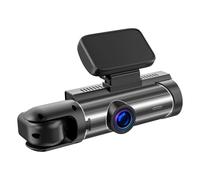 Caméra de voiture et arrière - Wireless Metal Double Night Vision Recorder For Driving Parking Backup Lane Road Traffic With Wide Coverage | Reliable Car Video Camera For Travel Truck Dashboard