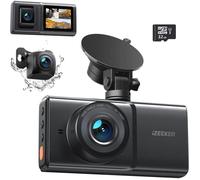 Caméra de Voiture iZEEKER ID230 - Three-Channel Dash Cam,2K Caméra de Voiture, 1080P Avant et Arrière