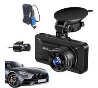 Caméra de voiture sans fil 4K avec vision nocturne | Caméra grand angle de 170 degrés pour véhicule, camion, stationnement, conduite, trajet