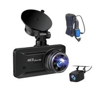 Caméra De Voiture sans Fil, 4K Vision Enregistreur sans Fil, Caméra Vision 360 Degrés Et Arrière, pour Véhicule Camion Enregistrement De Stationnement Sécurité Voyage