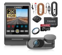 Caméra de voiture VIOFO A229 PLUS 2CH HDR GPS WIFI, kit complet