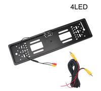 Caméra De Vue Arrière De Voiture 4/8 Led,Vision Nocturne,Kit D'aide Au Stationnement,Planificateur De Voiture Européen,Cadre De Plaque - Type 4led