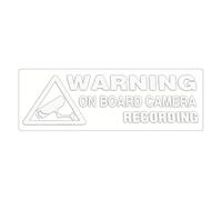 Camera Decal - PVC Standard Size Camera Security Sticker Waterproof And Strong Adhesion | Warning Sentinel Recording Design Enhances Vehicle Safety, Car Label For SUV, Doors