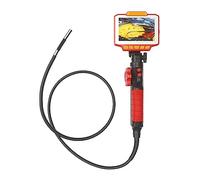 Caméra d'égout, 4.3Inch IPS Screen 2MP 1080P 6mm 2Way Articulate 180Degree Rotation Steering Industrial Endoscope Inspection Microscope Camera(8mm)