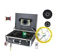 Caméra d'égout, 7 pouces 1 7 mm Évacuation de caméra d'égout Égout Endoscope industriel imperméable Industrial Snake Cam Video Detection Camera System Machine Machine Machine TV 50m(F9117-20M)
