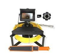 Caméra d'égout Caméra de la caméra d'égout DVR 6 Go Endoscope industriel drainage des égouts avec 4,3 pouces Ips Moniteur couleur IP68 5600mha La batterie(30m)