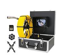 Caméra d'égout Caméra d'égout avec caméra d'inspection de tuyaux vidéo 7 pouces Dsiplay IP68A HD10 80P Pipe Endoscope industriel for le conduit paroi la maison Plomberie du tuyau(F927ADFY-40MYellow)