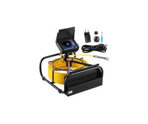 Caméra d'Égout-Duoku-50 m-6 LED Réglables-Couleur LCD de 4,3 po-Batterie 8500 mAh-6 LED Réglables-Carte 16 Go-Zoom 3X