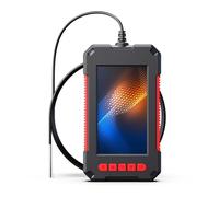 Caméra d'égout, P40 Caméra de l'endoscope industrielle Simple & Dual Lens 39mm 5,5mm 8mm 108 0P 4.3 "IPS Écran Borecope IP68 Imperméable Le DS 2600MAH(10m,3.9mm Rigid Cable)