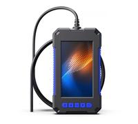 Caméra d'égout, P40 Industrial Endoscope Simple & Dual Lentille Caméra Borescope 108 0P HD 43 "IPS Écran IP68 Imperméable LED Lumières 2600mAh Batterie(10m,5.5MM Rigid Cable)