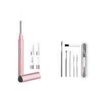 Caméra d'égout, Smart Visual Oreille Sticks Endoscope 200w Haute précision Earpick Mini caméra Otoscope Soins de santé WiFi Earpicoler Pour Canalisations(5.0mm Pink)