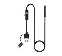 Caméra d'endoscope avec Appareil Photo léger avec lumière | Endoscope Industriel | Outil d'inspection de la portée USB IP67 pour Le Nettoyage du Drain de Nettoyage des égouts