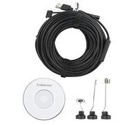 Caméra d'endoscope, USB-20M-8.5HD 1280*720 Pixels 3 en 1 Industriel IP67 6-8 Lumière LED Outil de réparation automatique de caméra d'endoscope étanche pour l'inspection des égouts de canalisation, l'i