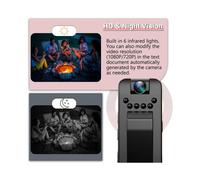 Caméra D'Enregistrement Vidéo 1080P, Petite Caméra de Sécurité avec Vision Nocturne, Caméra Corporelle Portable pour la Livraison de Sports
