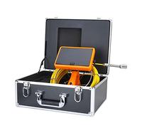 Caméra d'évacuation, Caméra d'égout 7 pouces d'inspection de pipeline avec DVR Fonction 1080p VIDEOT METER Text Entrée sans fil WIFI for la plomberie du tuyau vidange des conduits muraux à maison(50M)