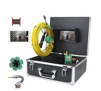 Caméra d'évacuation, Caméra d'égout 7 pouces sans fil WIFI Égoutter l'endoscope industriel des égouts 2 mm à tuyaux d'endoscope industriels avec LCD Moniteur(F9200WF-50M)