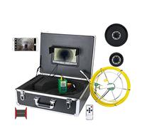 Caméra d'évacuation, Caméra d'égout de 9 pouces d'inspection du pipeline tuyaux WIFI Sans fil 1 7 mm Système caméra d'endoscope industriel imperméable Video 2 0m / 30m 40m 50m(F9119WF-20M)