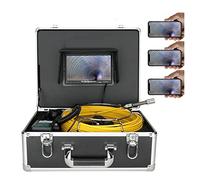 Caméra d'évacuation, Caméra d'égout Wiless WiFi 20/30/40 / 50m vidéo d'inspection de tuyau caméra serpent, 1 7 mm Endoscope industriel des égouts vidange(40 m)