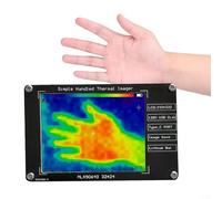 Caméra d'imagerie thermique portative avec résolution IR 320 x 240, écran TFT de 2,8", -40 à 300 C, rechargeable USB-C, stocke 100 images pour l'inspection industrielle du circuit imprimé CVC