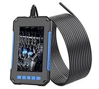 Caméra d'inspection à écran 4,3", endoscope industriel de 5,5 mm, caméra endoscope étanche avec câble semi-rigide, pour plomberie, CVC, inspections d'égout (taille : câble de 5 m)