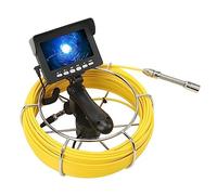 Caméra d'inspection avec moniteur de 4,3", câble de 30 m, endoscope de 17 mm pour tuyau et drainage, endoscope industriel portatif