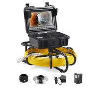 Caméra d'Inspection Canalisation - VEVOR - Caméra Endoscopique Drain - Écran 9'' Câble 50m