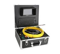 Caméra d'inspection de canalisation d'égout 20 m avec clavier, carte 22 mm 8 Go DVR IP68 drainage canalisation d'égout industriel endoscope moniteur 7" caméra d'inspection endoscope