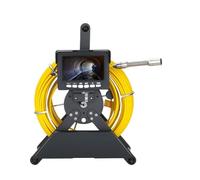 Caméra d'inspection de canalisation d'égout 4,3 pouces 4500 mAh avec batterie IP68 1000 TVL Drain 17 MM Endoscope industriel(20m,17MM with DVR)