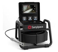 Caméra d'inspection de Drainage, Camera Canalisation 30m avec Enregistrement Vidéo et Audio, Camera HD pour Egout avec Sonde 18mm et Batterie 2100mAh, Endoscope Canalisation avec Carte TF 32 Go