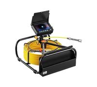 Caméra d'inspection de tuyau DVR 16GB carte Micro SD 4.3in moniteur 10/20/30M Endoscope vidange d'égout domestique industriel IP68 8500mHA Pour les Plombiers(20M)